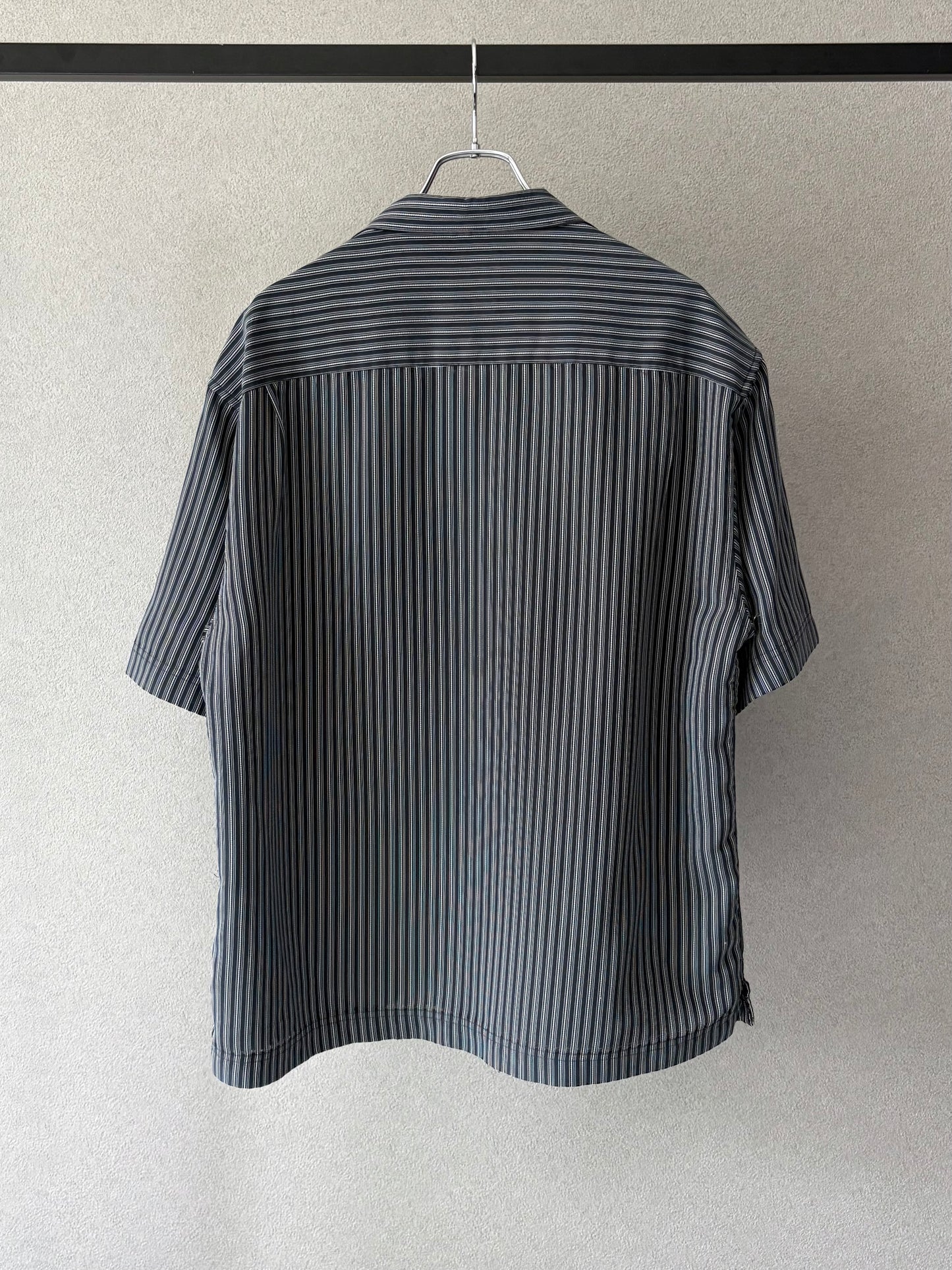 00's hagger open collar shirt