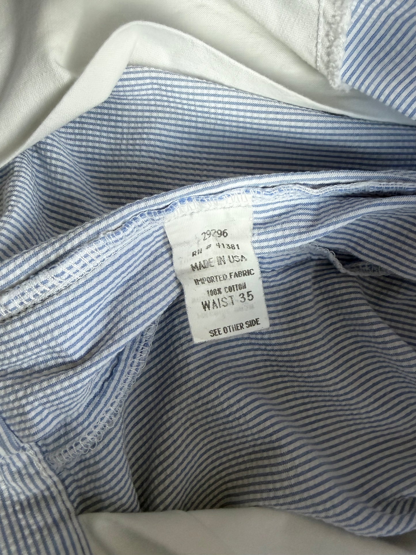 90's Polo Ralph Lauren seersucker shorts "Made in USA"