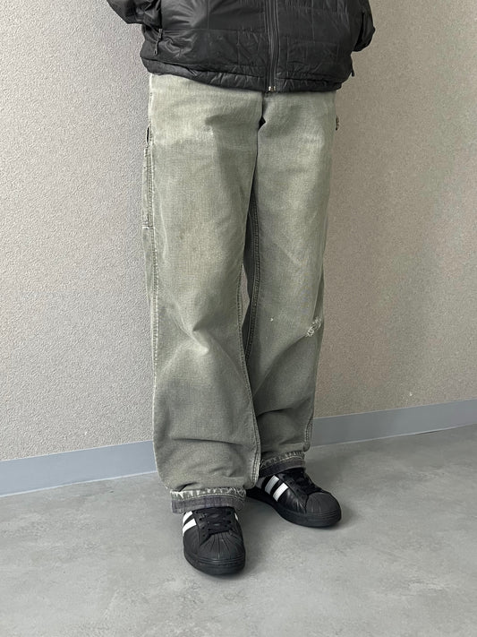 00's carhartt flannel lining painter pants
