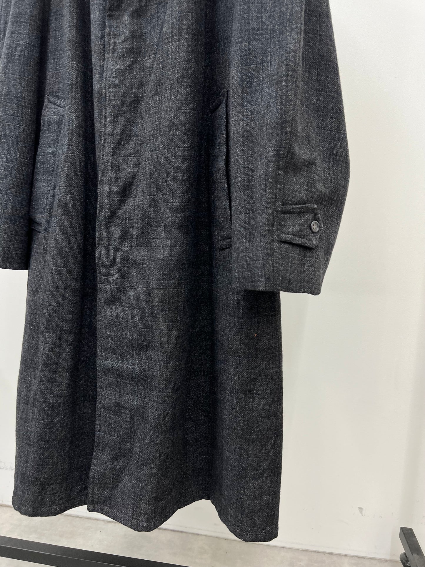 60's Alligator wool balmacaan coat