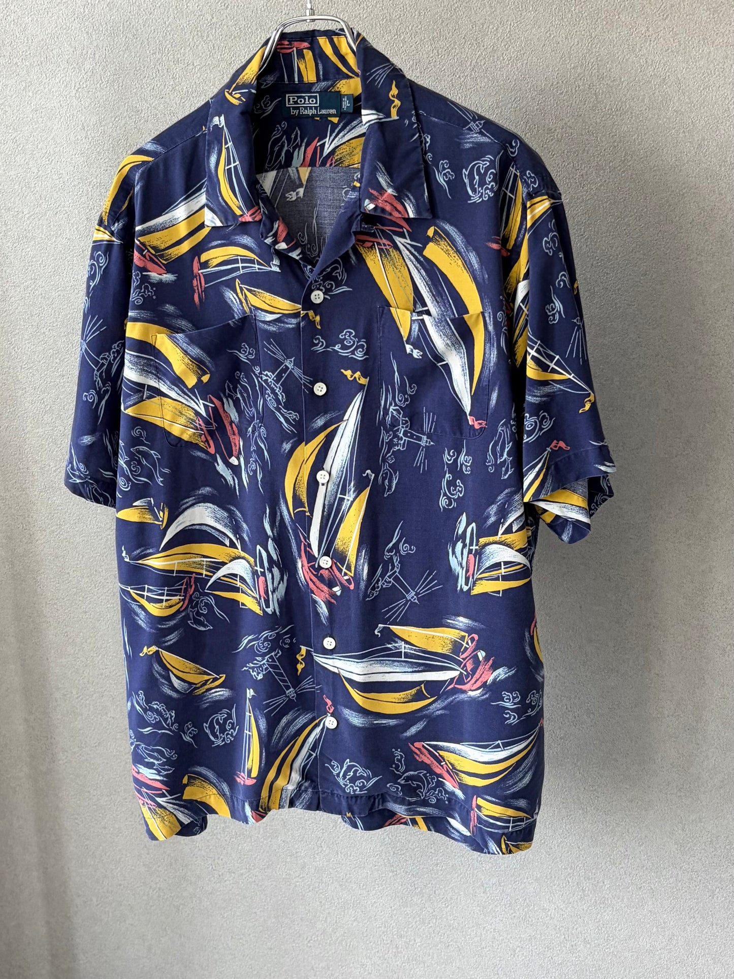 90's Polo Ralph Lauren open collar shirt