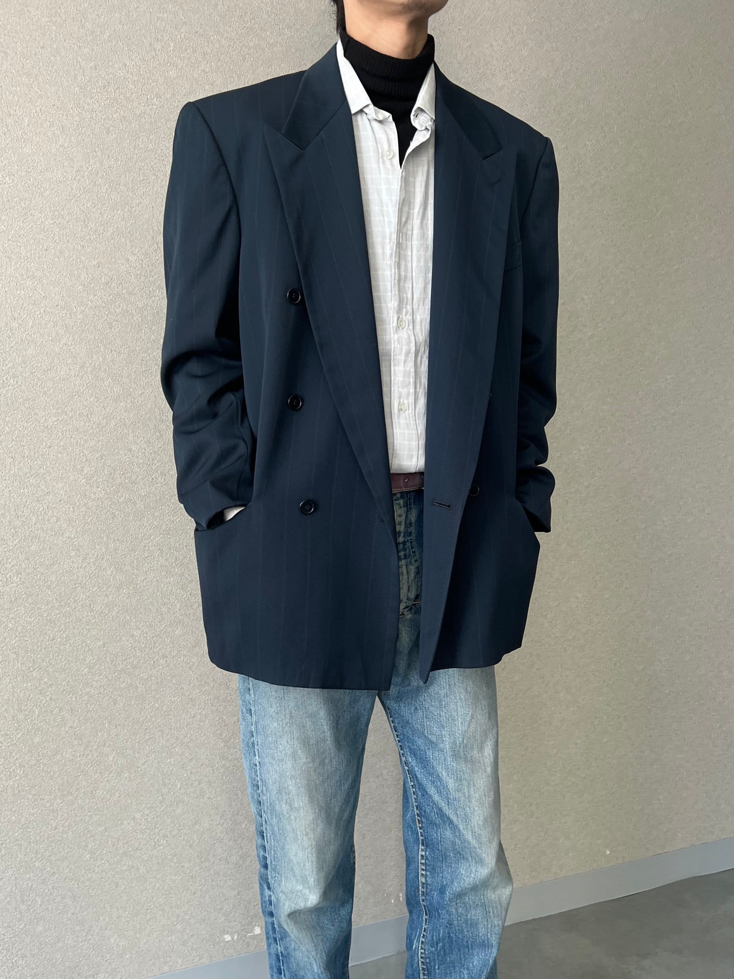 90's MANI × Neiman Marcus tailored jacket "Made in ITALY"