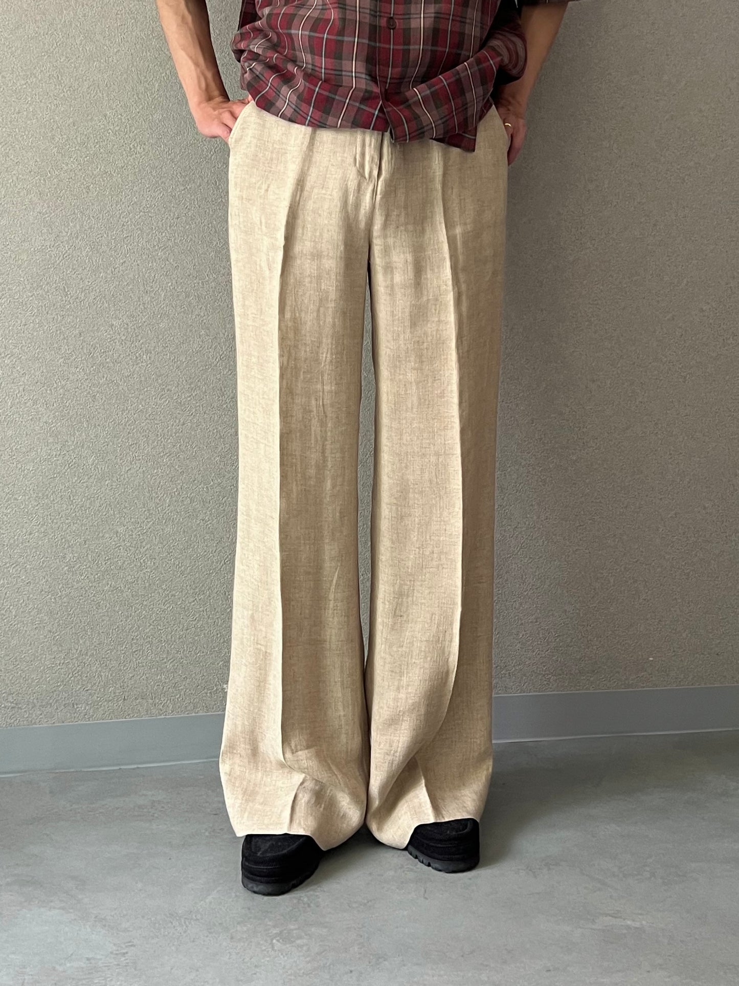 00's〜 Max Mara linen slacks
