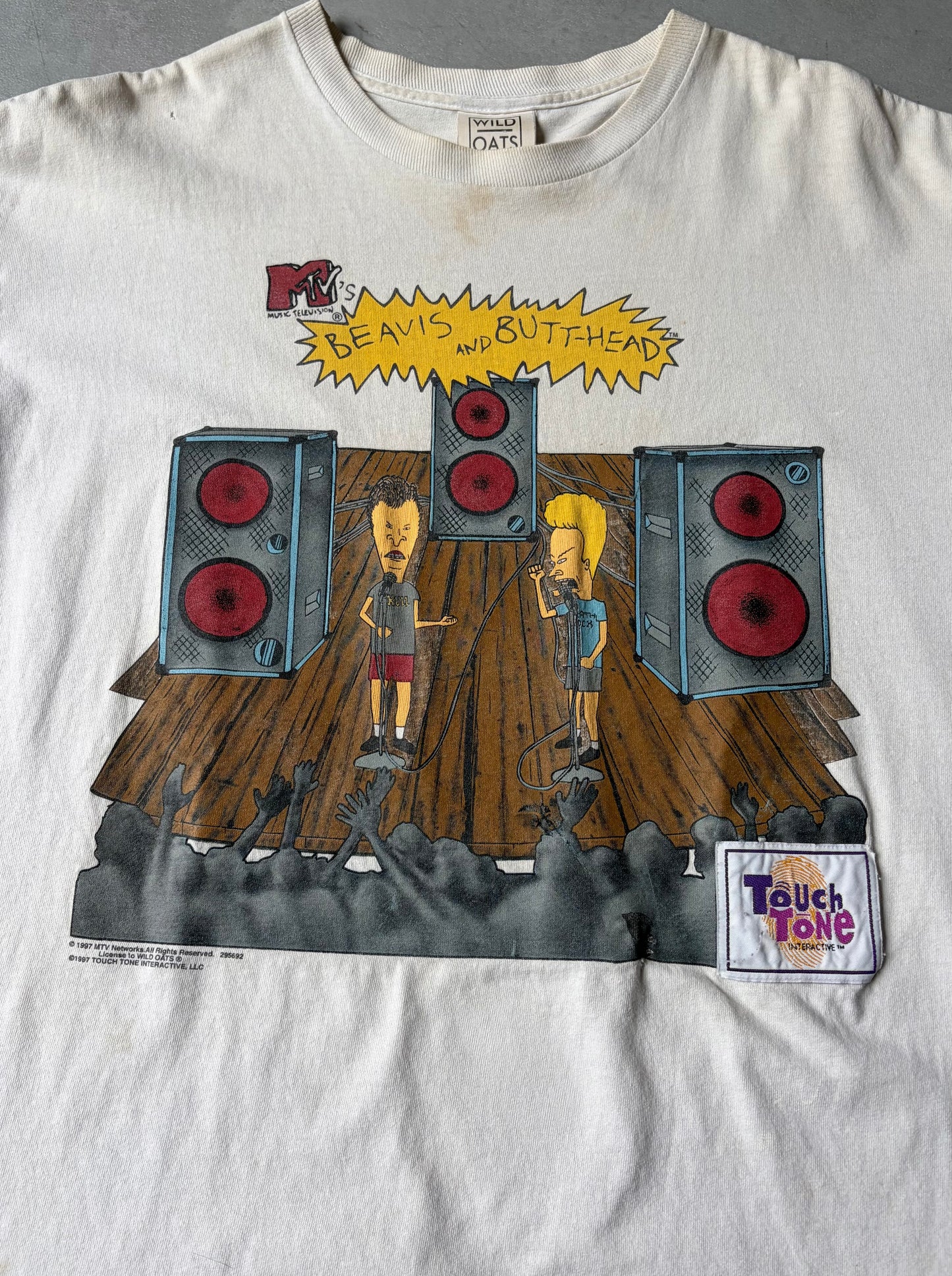 90's Beavis and Butt-Head print t-shirt "Made in USA"