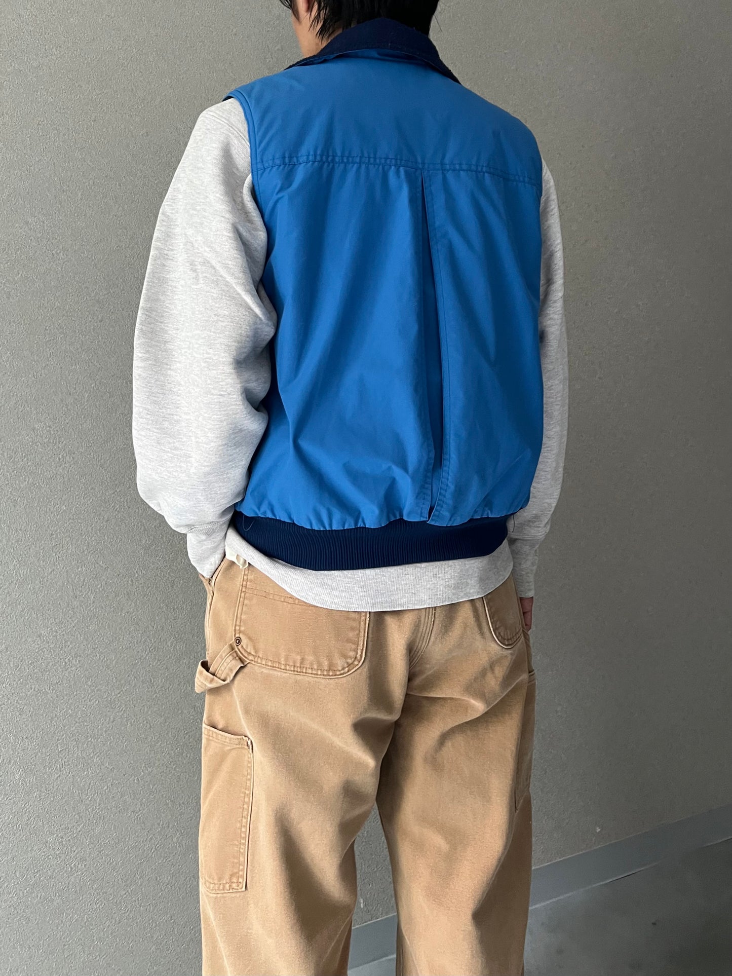 80's patagonia fleece lining nylon vest "Made in CANADA"