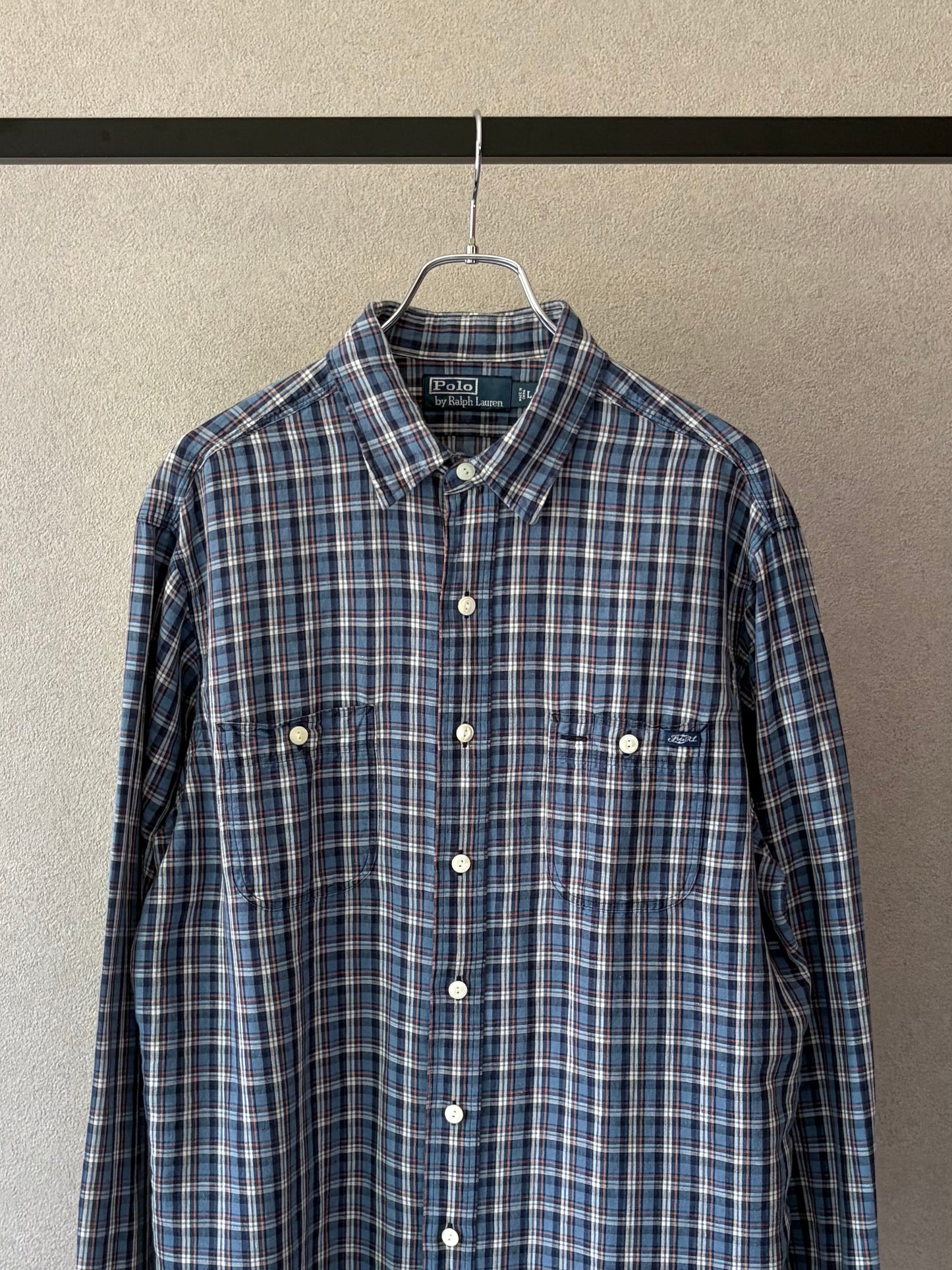 00's Polo Ralph Lauren linen work shirt