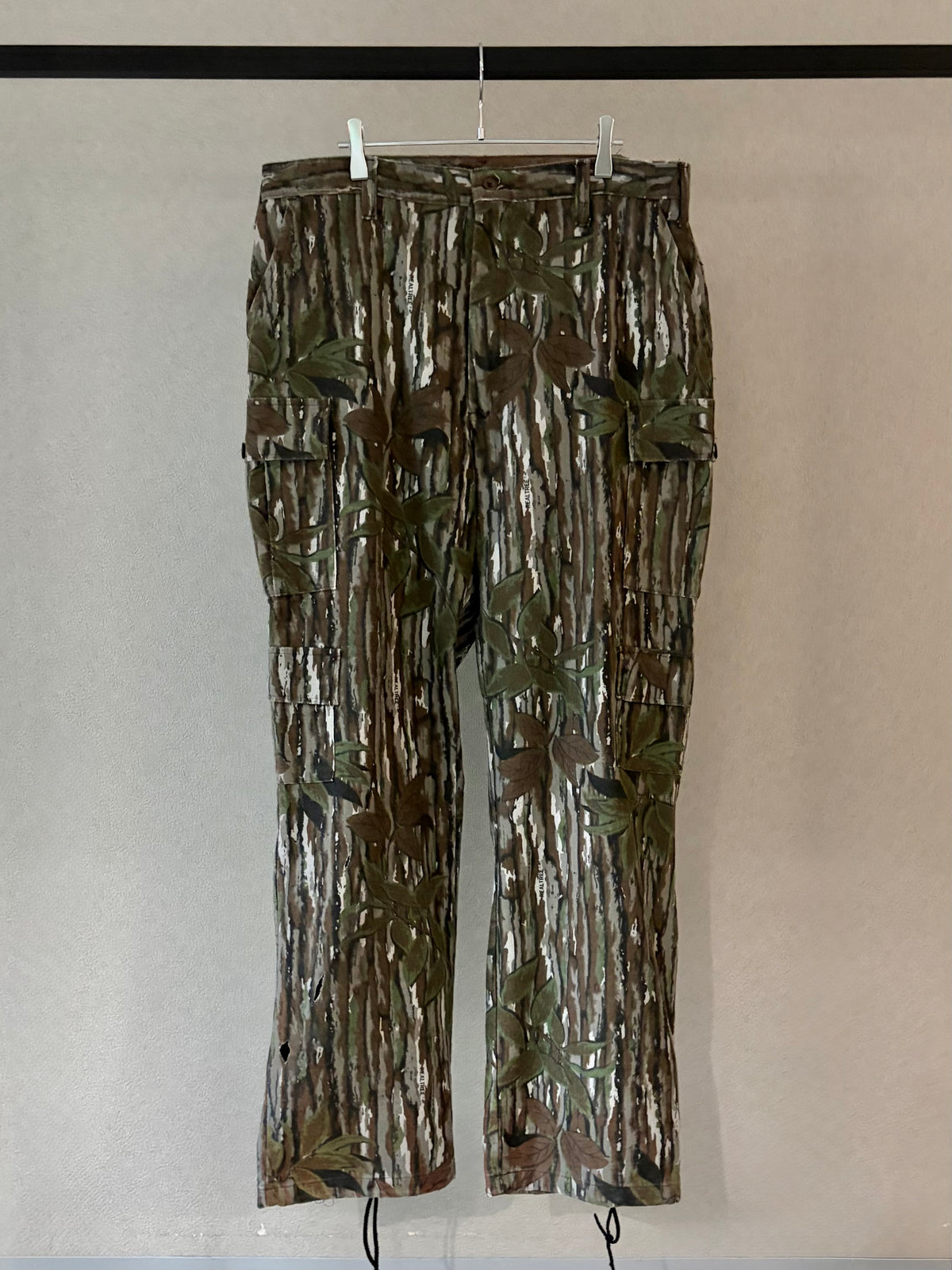 90's RED HEAD flannel cargo pants "Made in USA"
