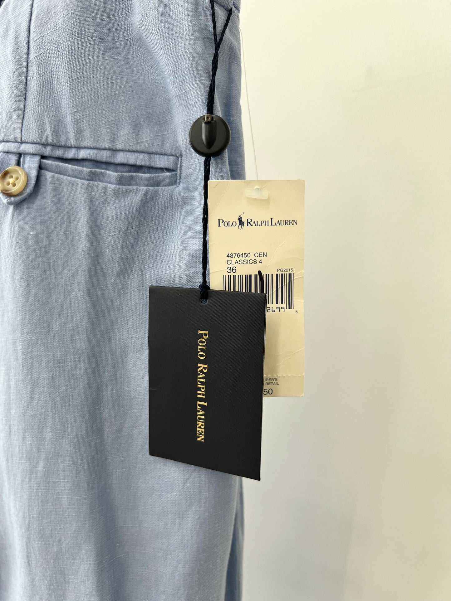 90's Polo Ralph Lauren silk×linen slacks "DEAD STOCK"