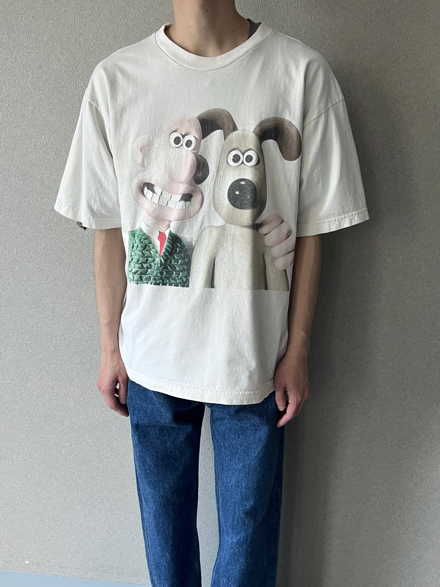 90's Wallace & Gromit print t-shirt