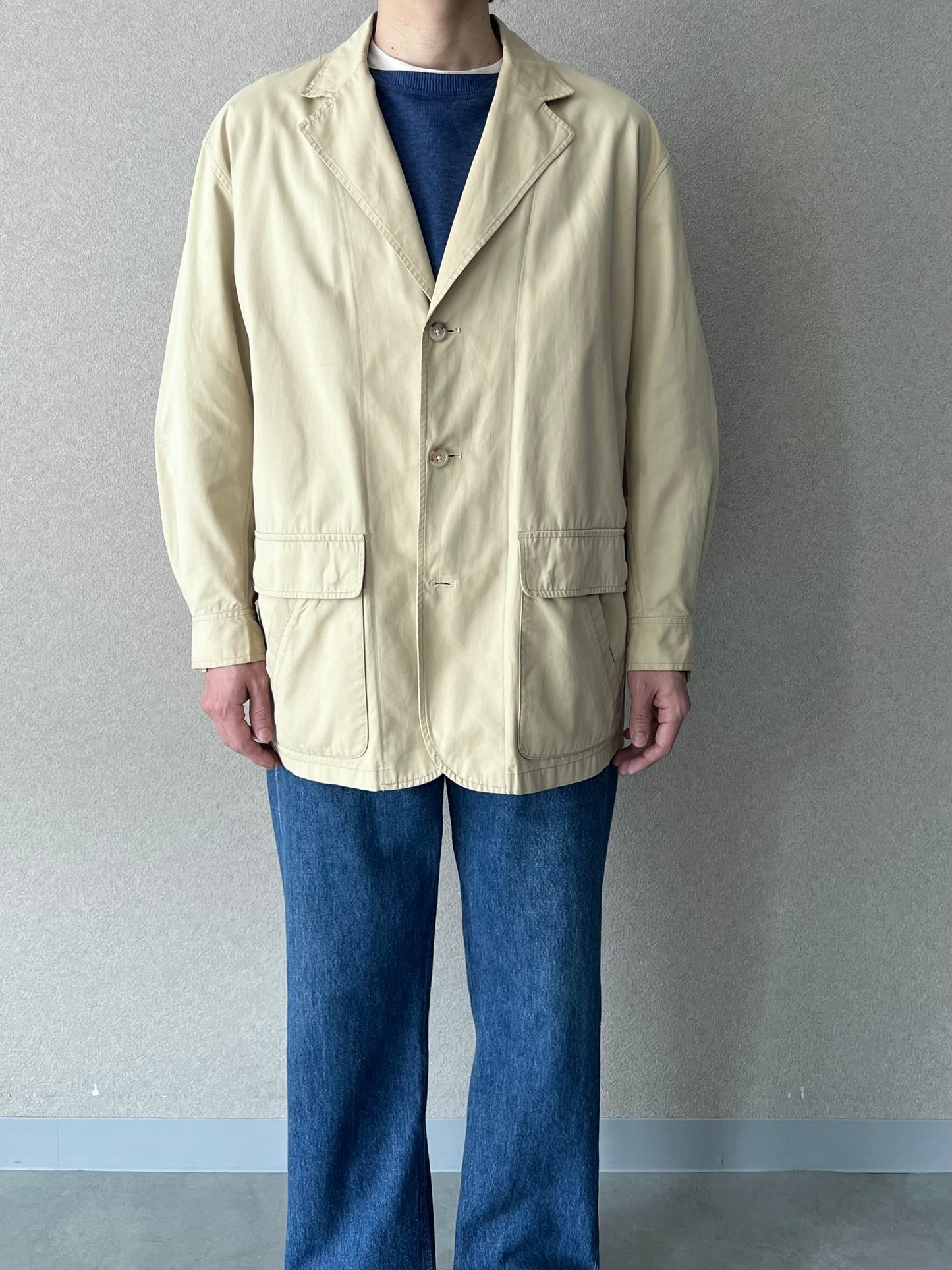 80's Polo Ralph Lauren cotton tailored jacket "Made in USA"