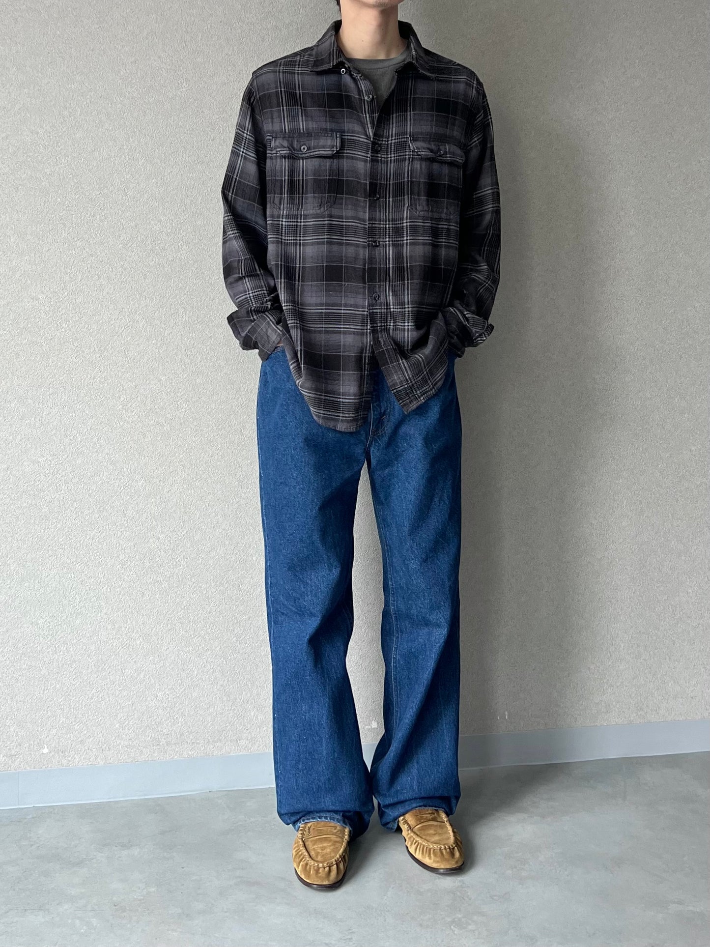 00's GEORGE flannel shirt
