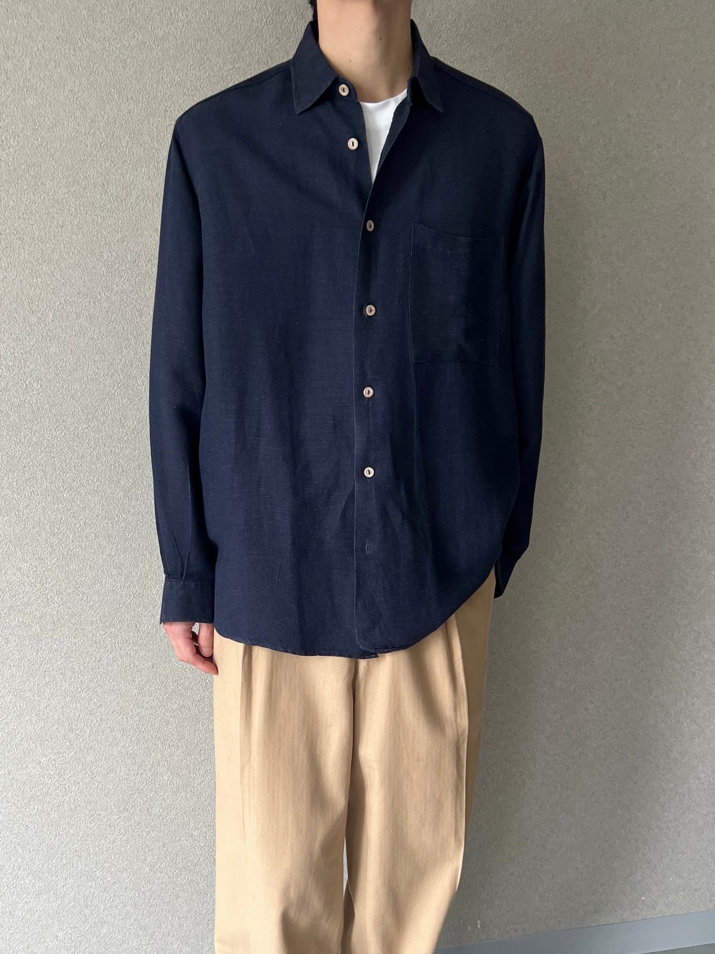 UNKNOWN irish linen shirt