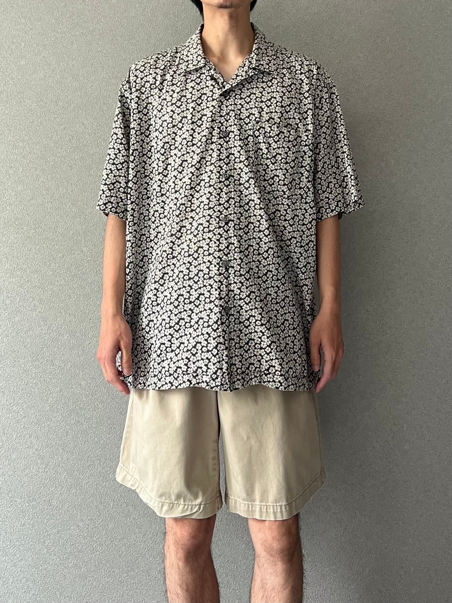 90's Polo Ralph Lauren open collar shirt "CLAYTON"