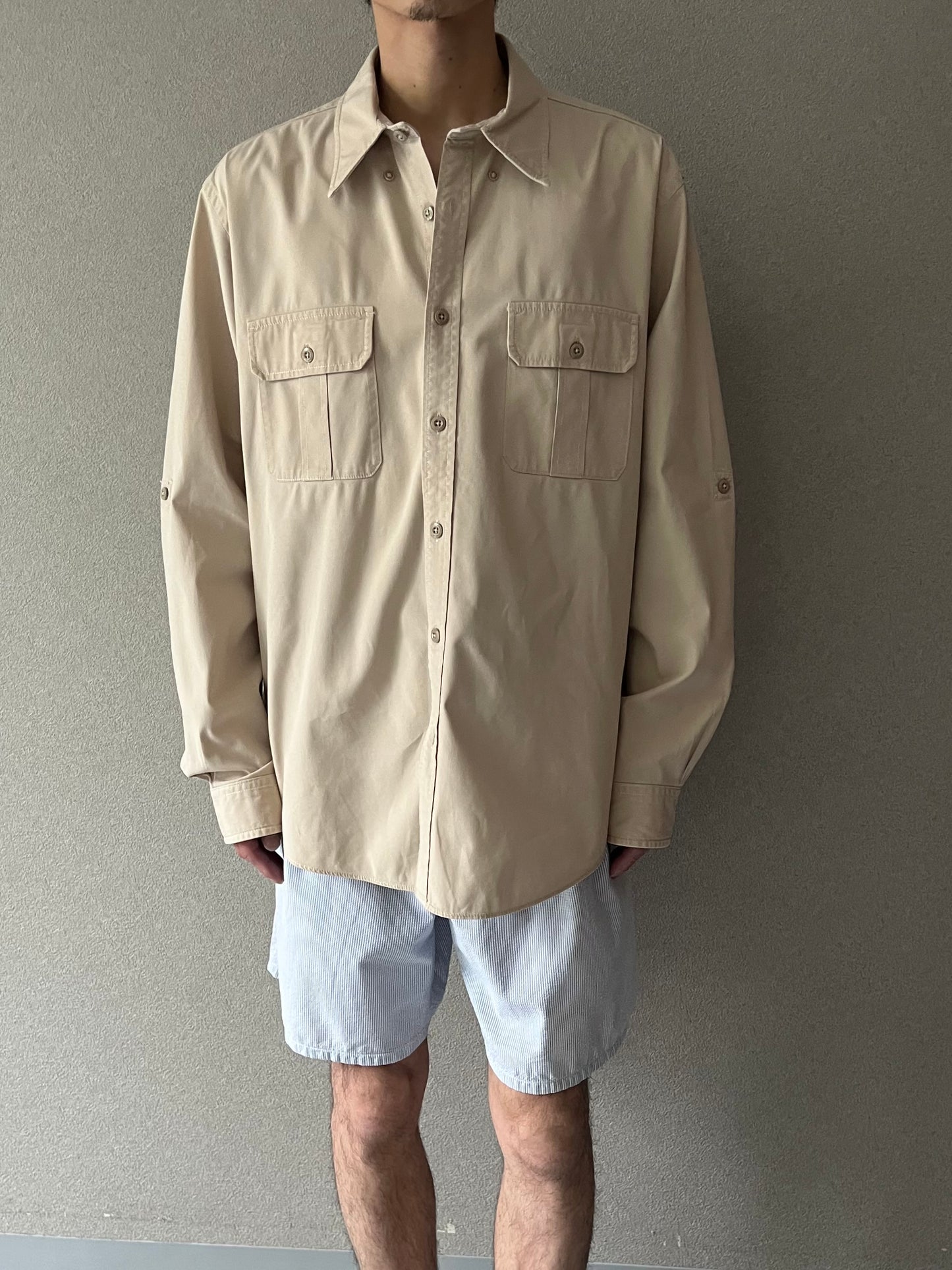 00's Brooks Brothers safari shirt