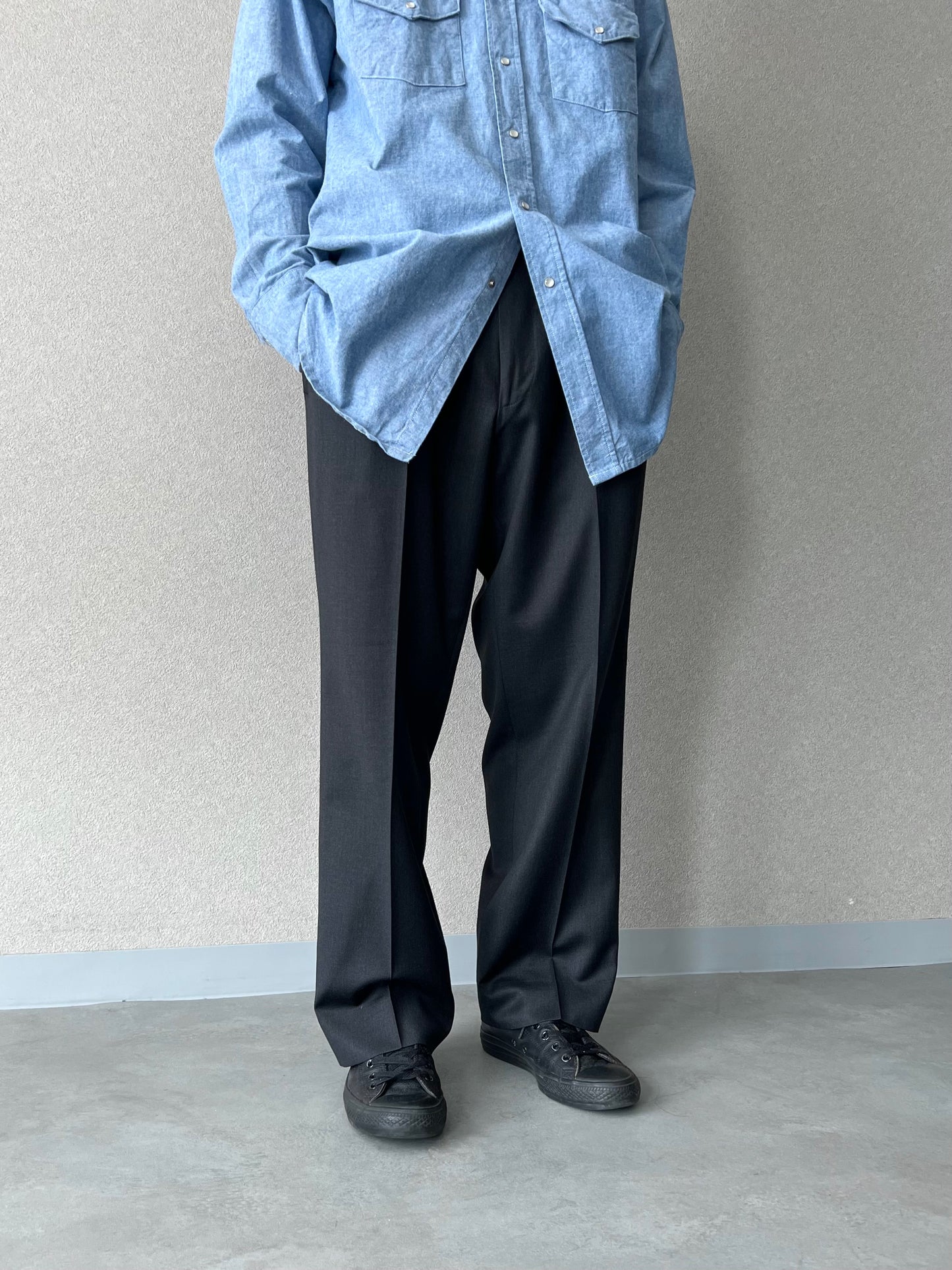 90's HUGO BOSS wool slacks "Made in USA"