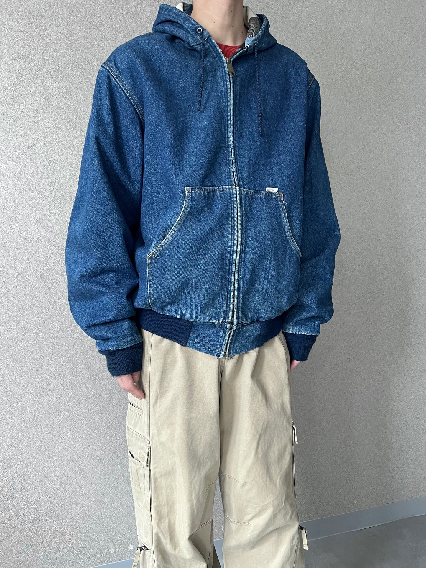 80's carhartt denim work jacket "Made in USA"