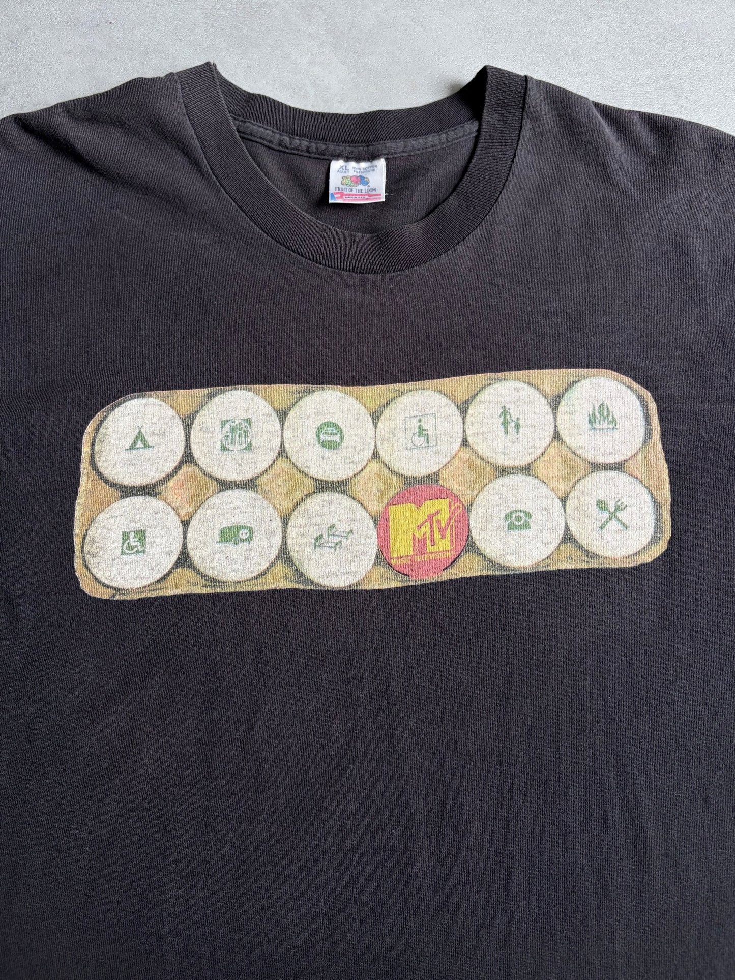 90's MTV official t-shirt "Made in USA"