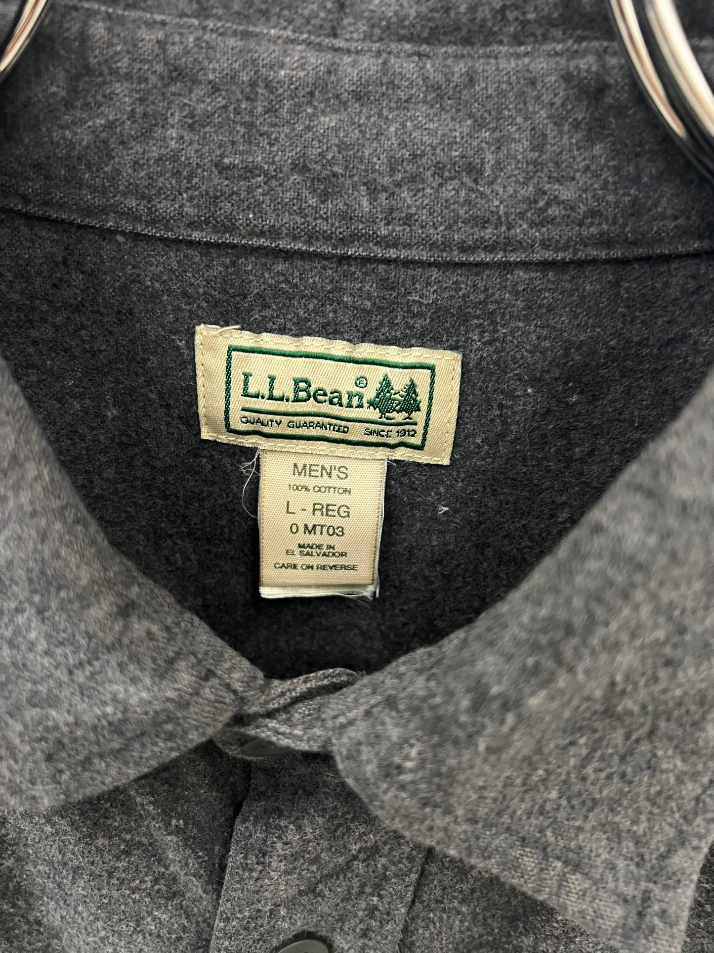 00's L.L.Bean chamois cloth shirt