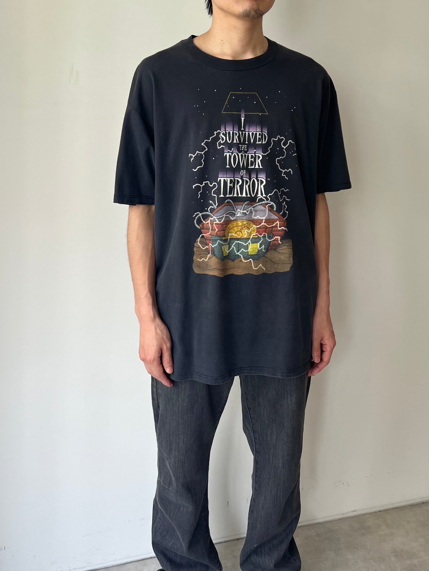 90's Disney TOWER OF TERROR t-shirt "Made in USA"
