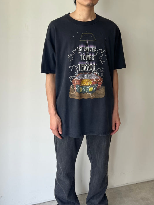 90's Disney TOWER OF TERROR t-shirt "Made in USA"