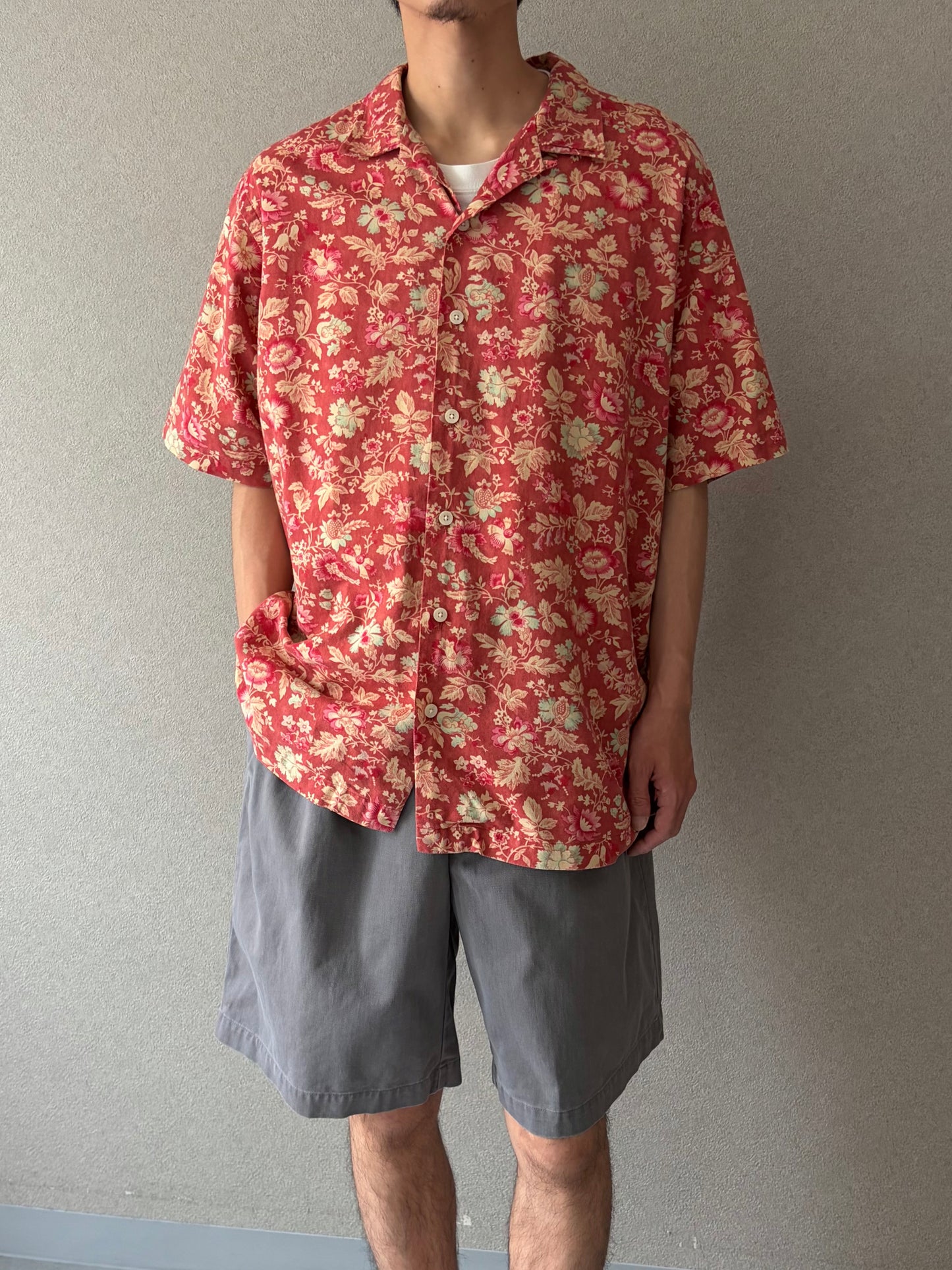 90's Polo Ralph Lauren open collar shirt "CALDWELL"