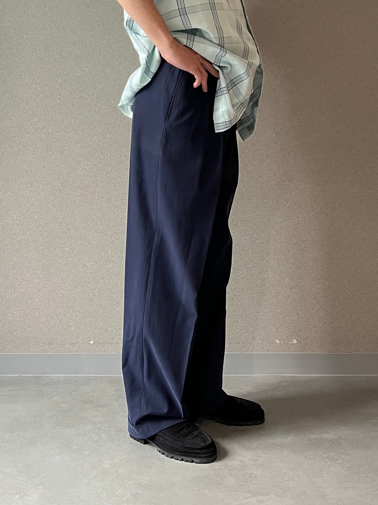 90's POLO GOLF silk×cotton slacks "DEAD STOCK"