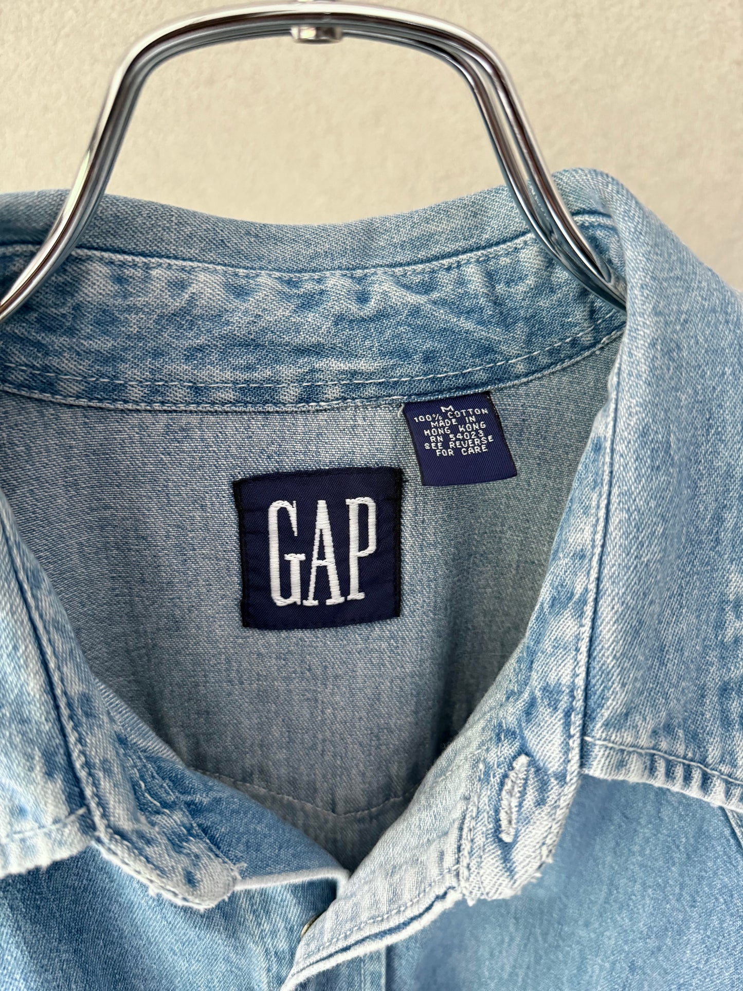 90's GAP denim western shirt