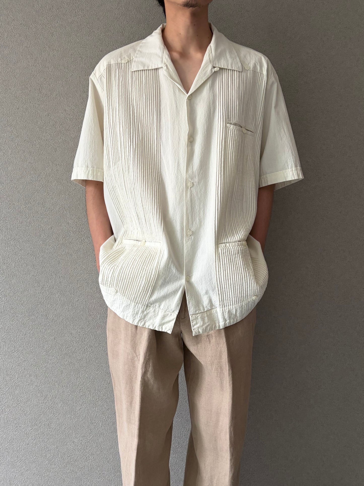 80's Alonzo guayabera shirt