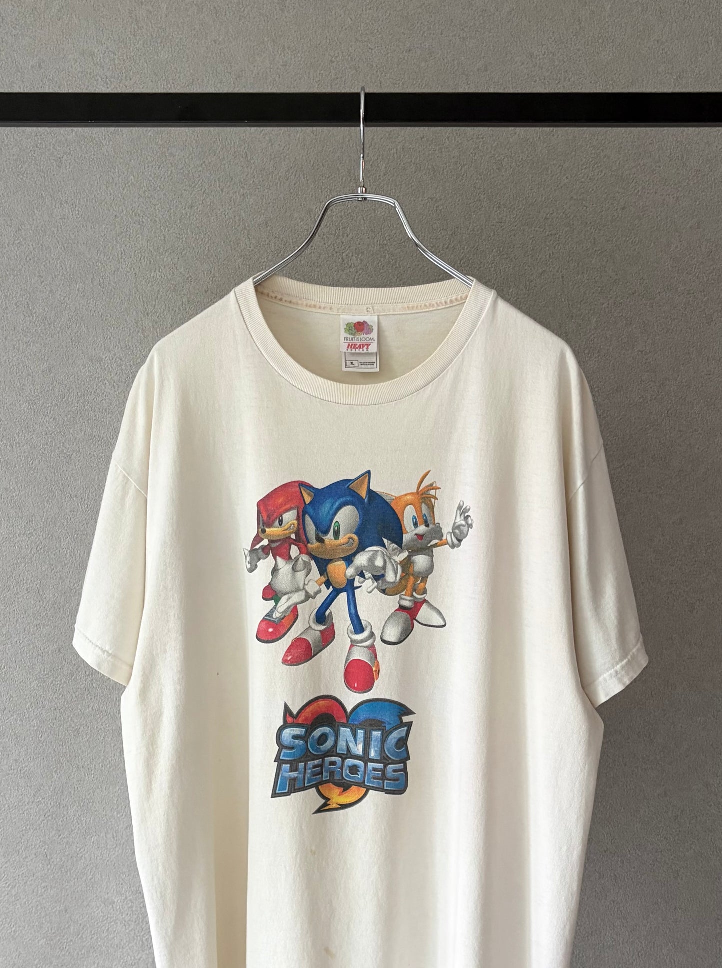 00's SONIC HEROES print t-shirt