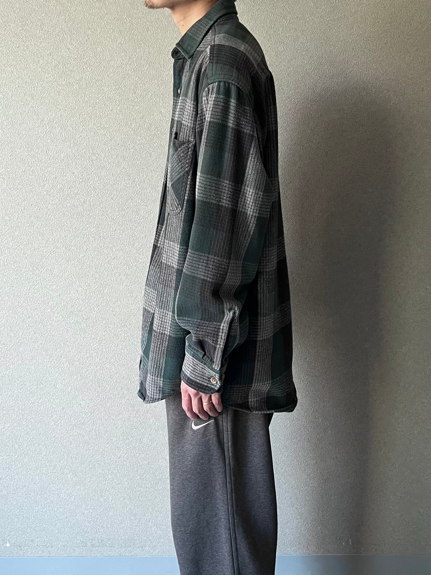 90's ST JHON'S BAY flannel shirt