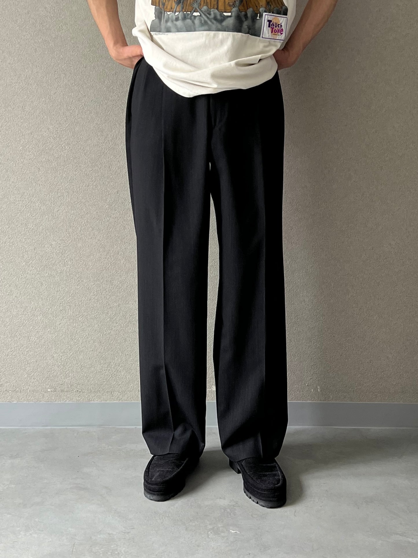 90's PRONTO UOMO wool slacks