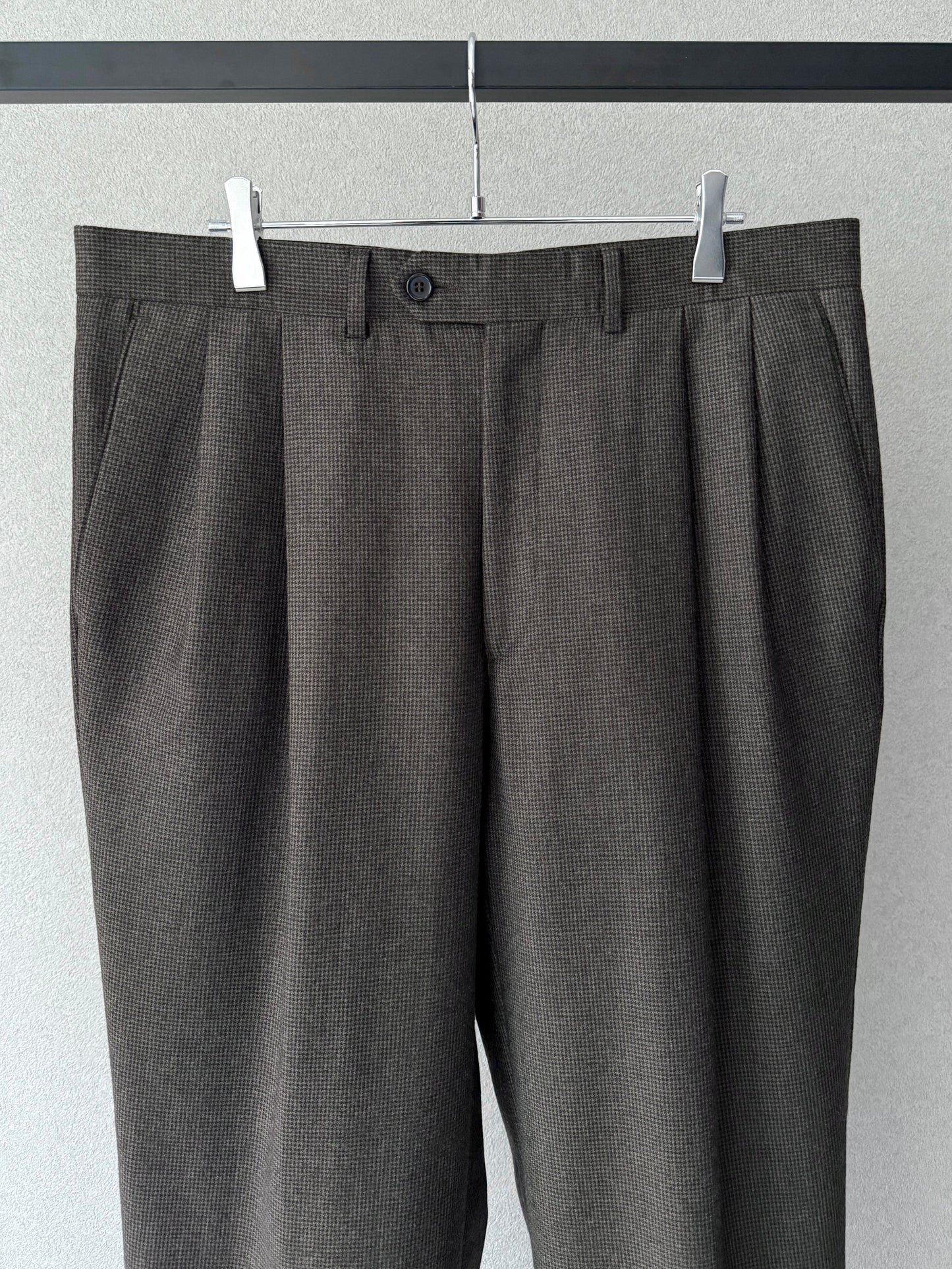 00's Santorelli wool flannel slacks "Made in ITALY"