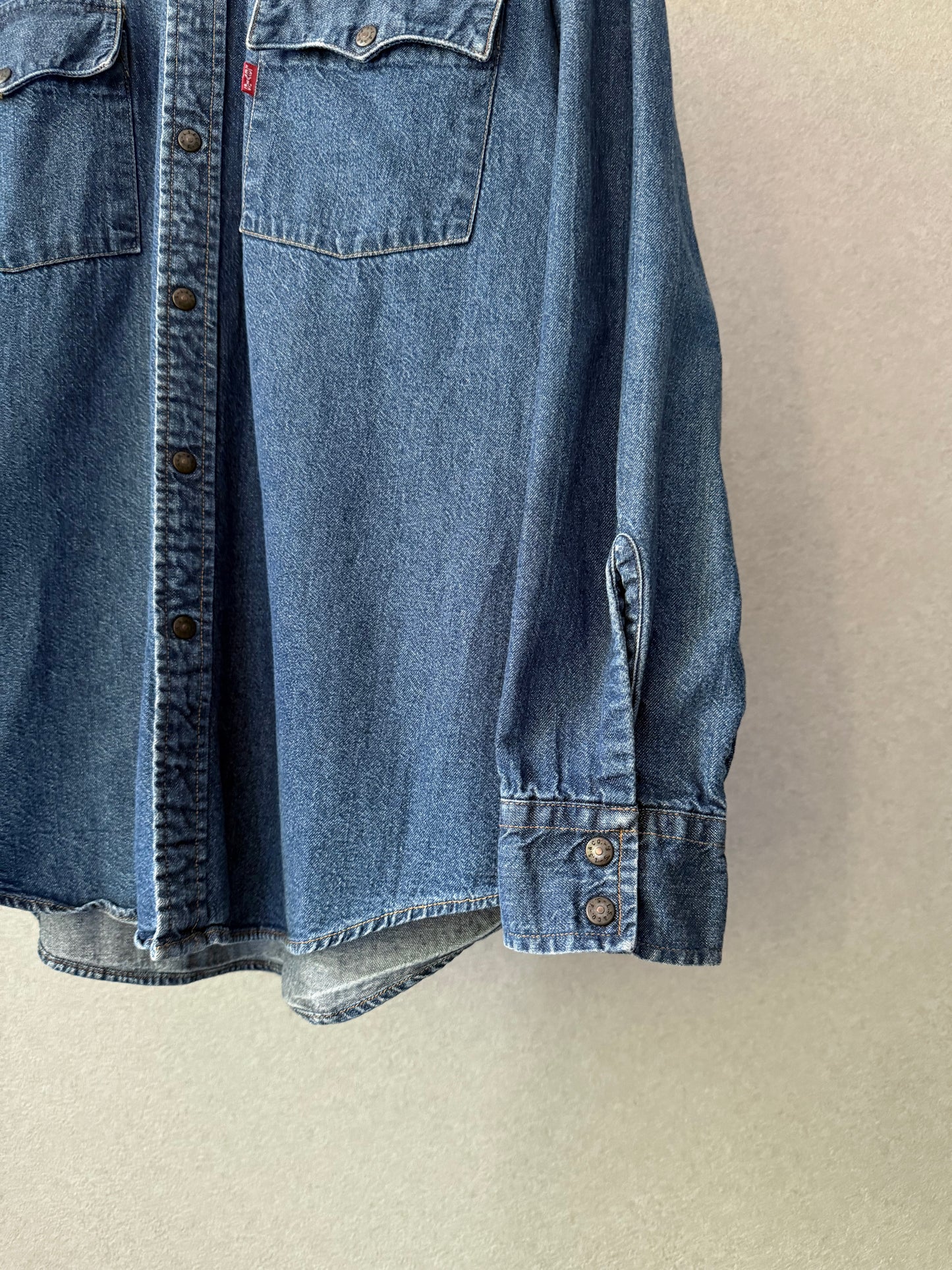 80's Levi's denim western shirt