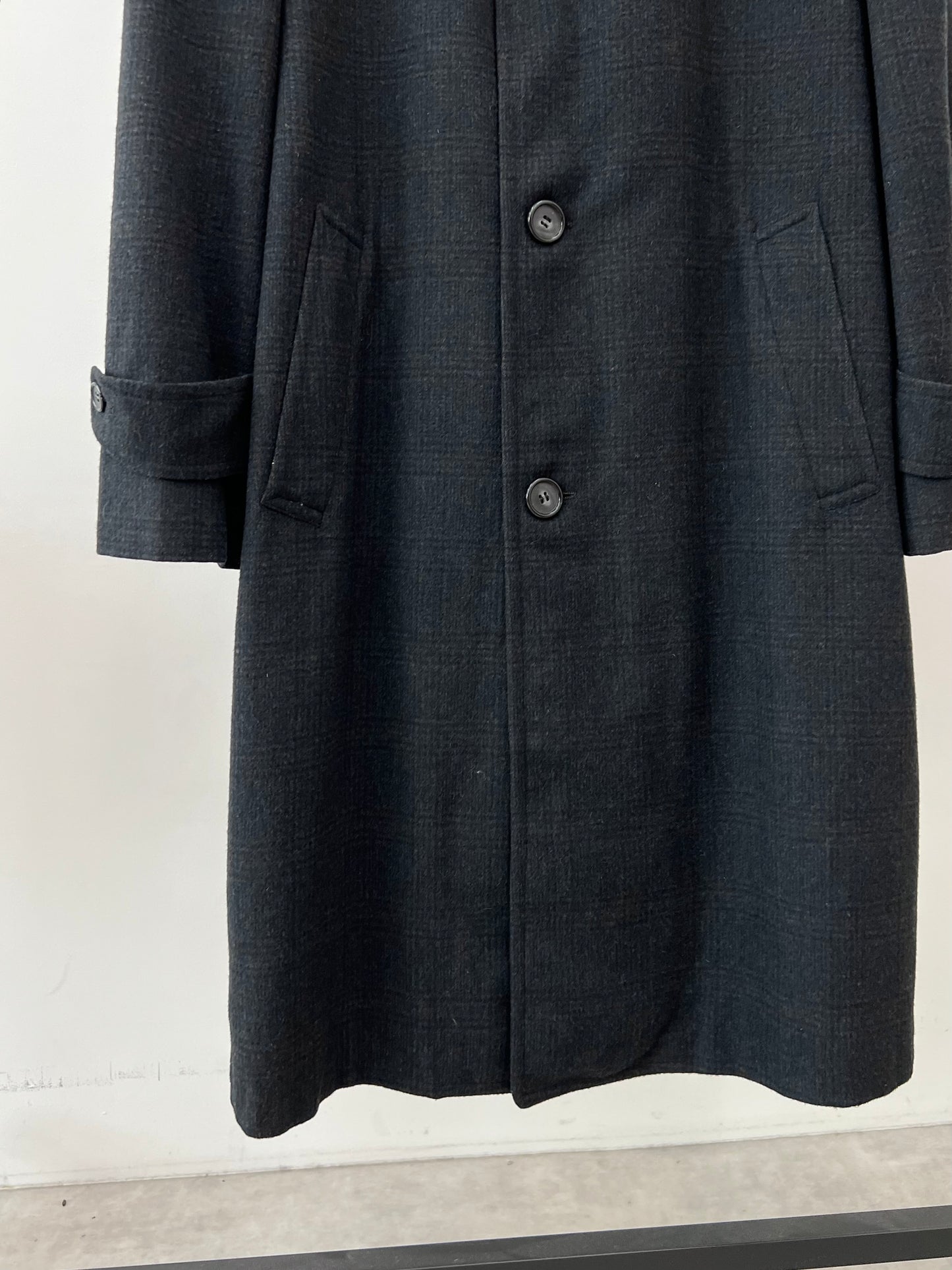 60s VINTAGE wool chester coat