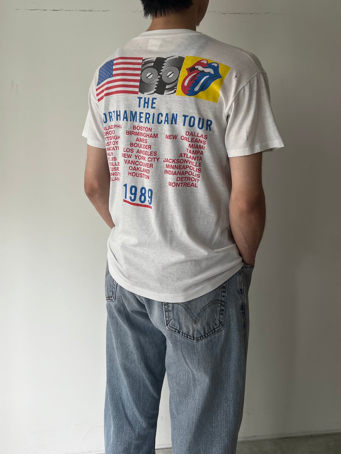 80's THE ROLLING STONES music t-shirt "Made in USA"