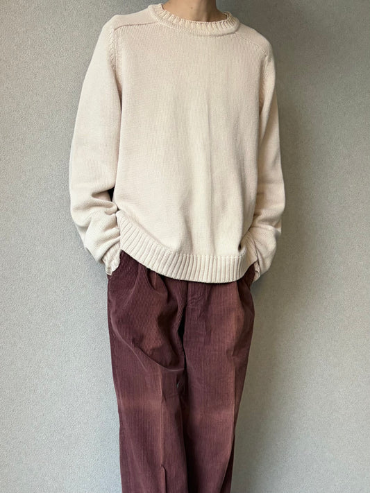 90's LANDS'END cotton knit sweater