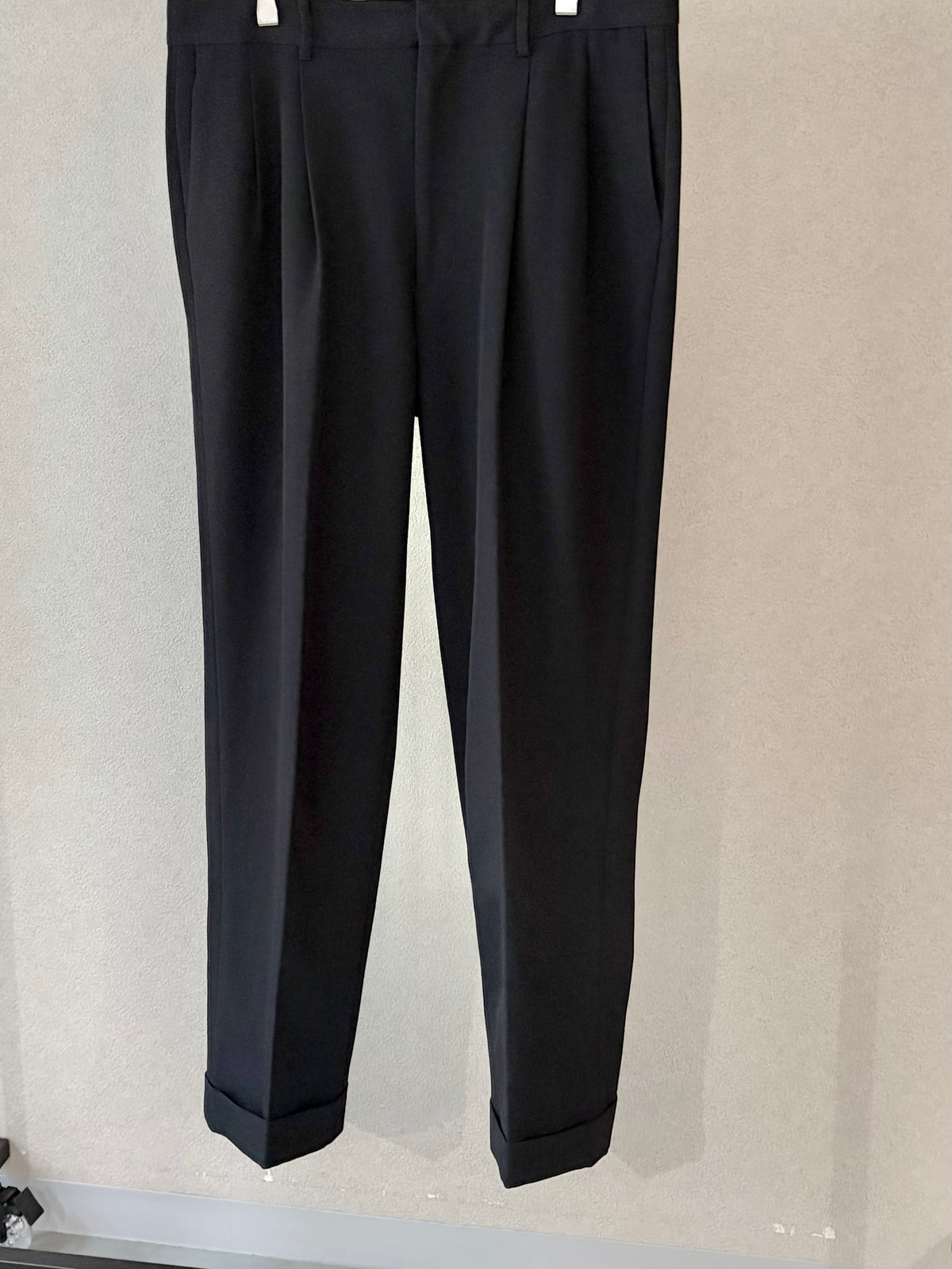 90's BANANA REPUBLIC wool × nylon slacks "Made in ITALY"