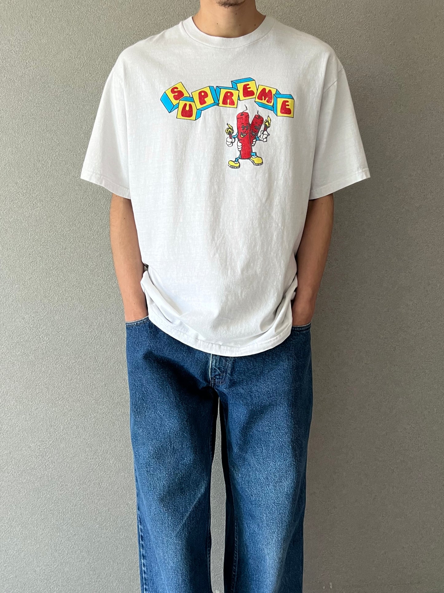 10's〜 SUPREME skate t-shirt "Made in USA"