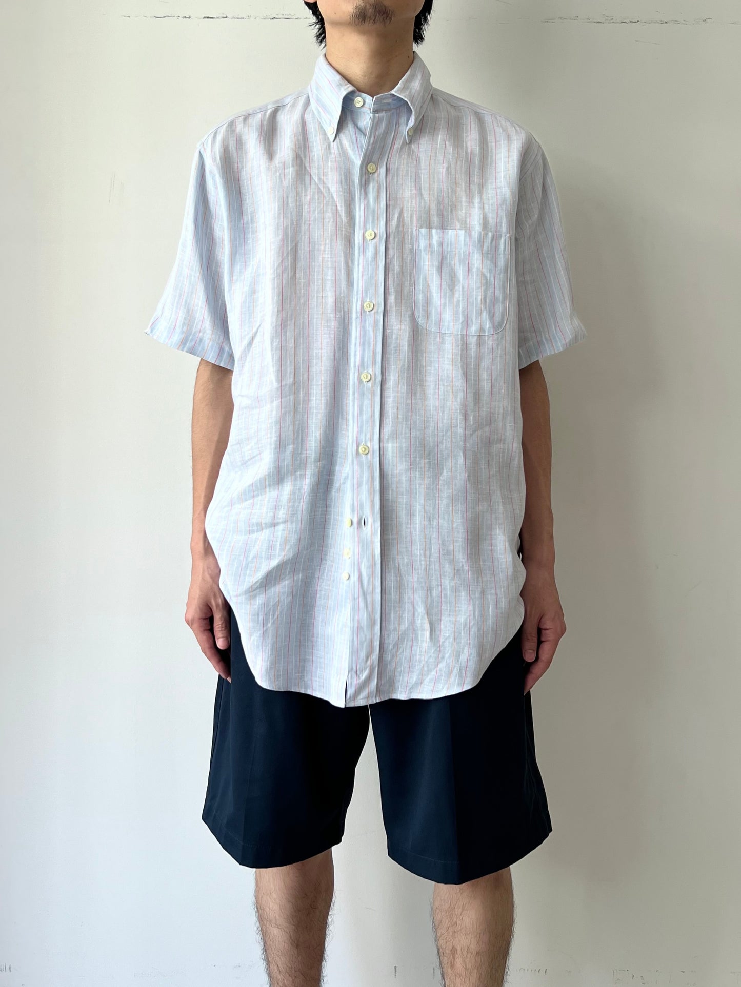 00's Brooks Brothers linen BD shirt