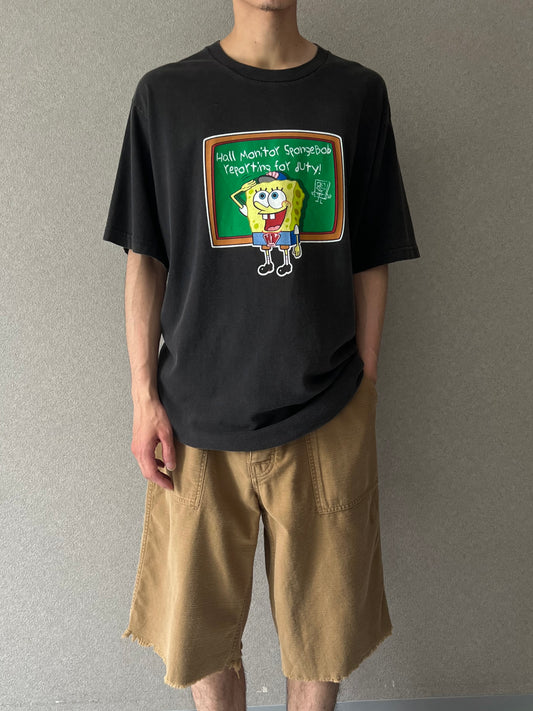 00's SPONGE BOB print t-shirt