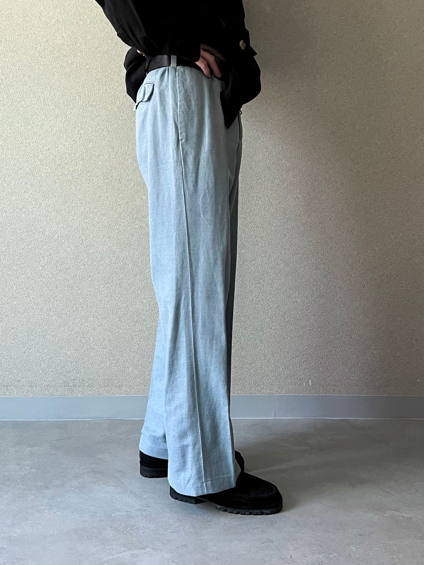 90's BANANA REPUBLIC linen×cotton slacks