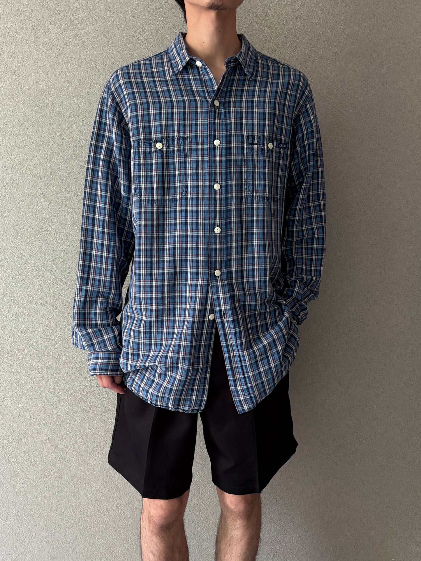 00's Polo Ralph Lauren linen work shirt