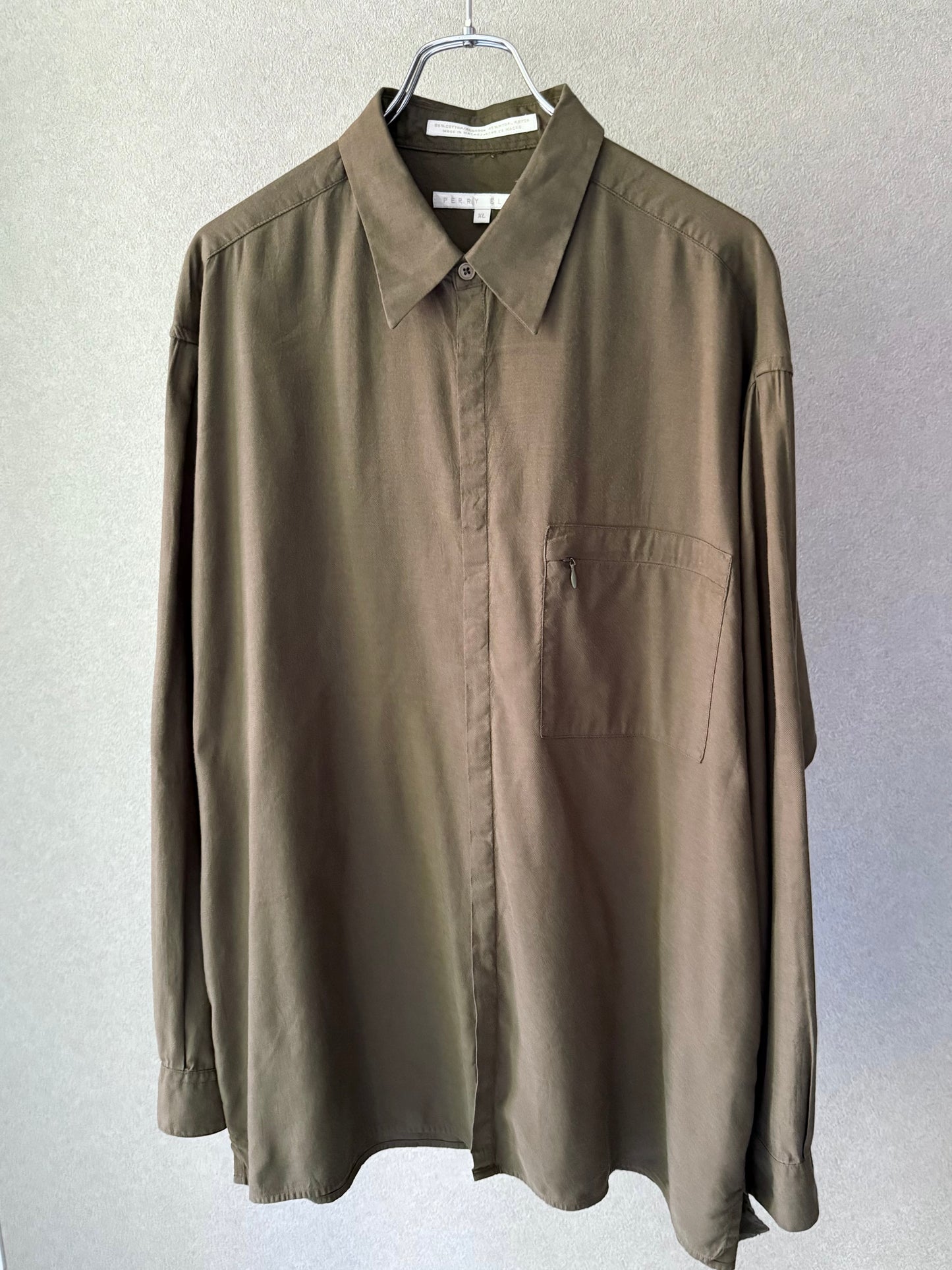 90's PERRY ELLIS rayon shirt
