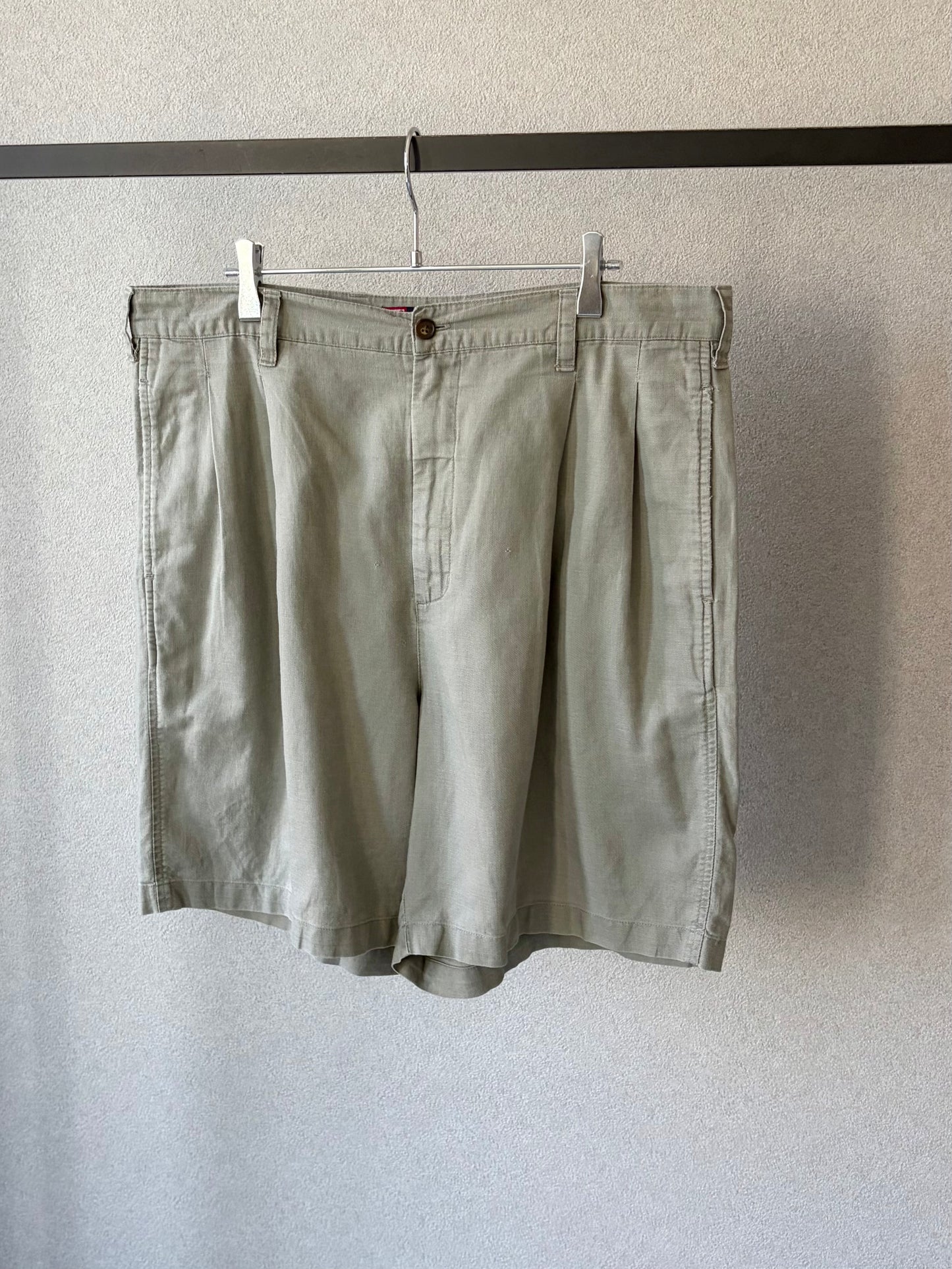 90's CHAPS linen×cotton shorts
