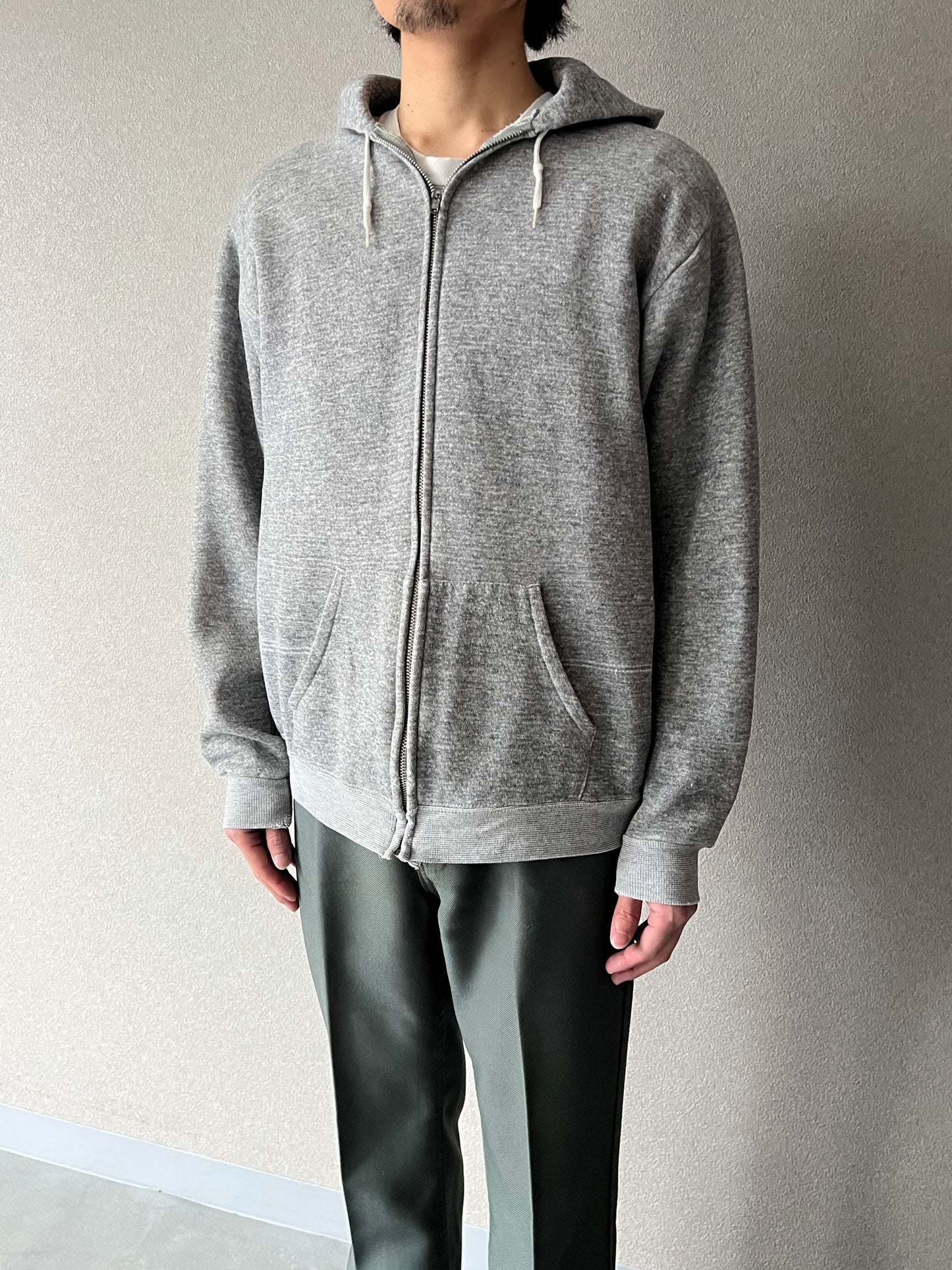 80's UNKNOWN zip up sweat hoodie