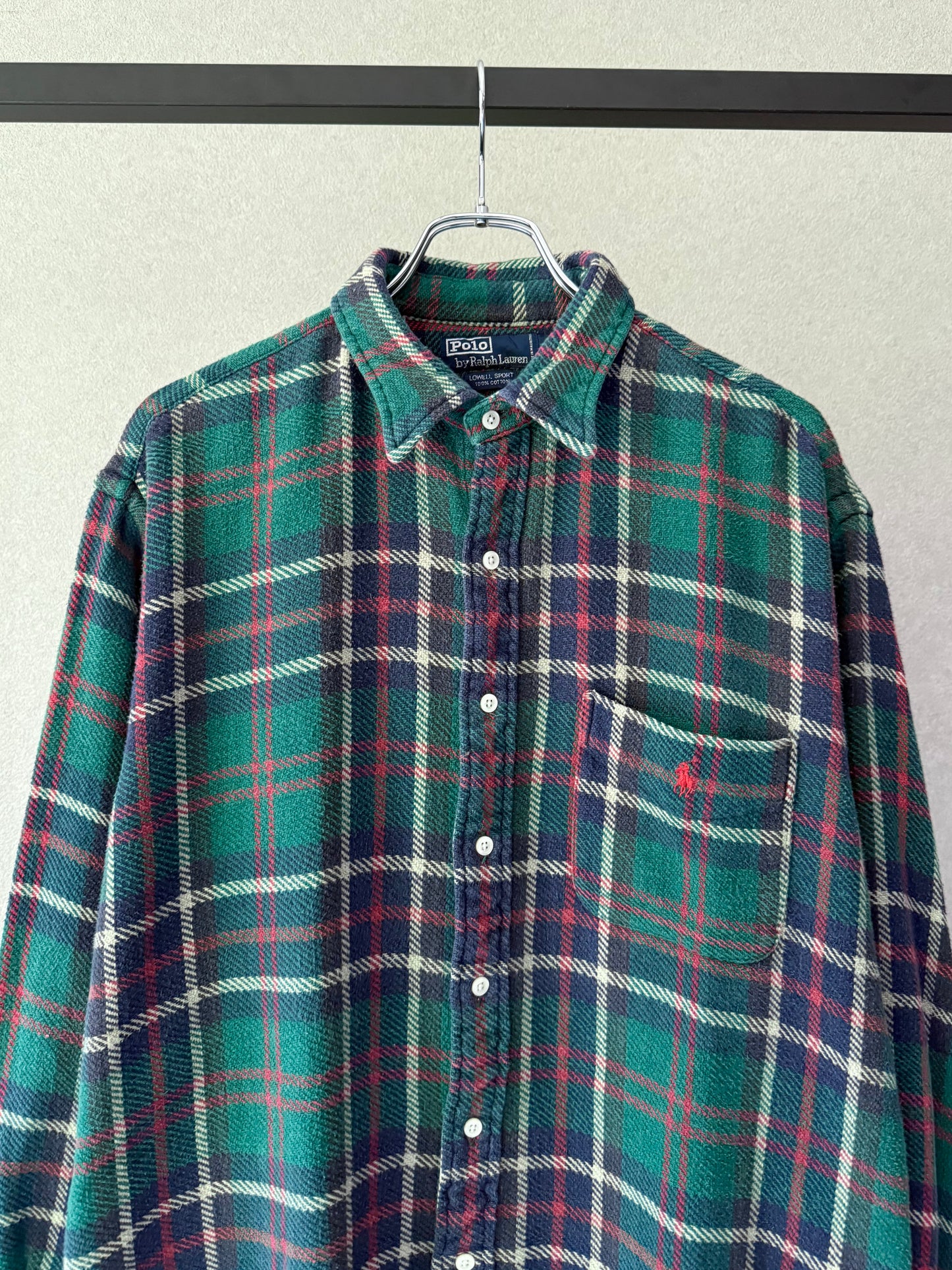 90's Polo Ralph Lauren flannel shirt "LOWELL SPORT"