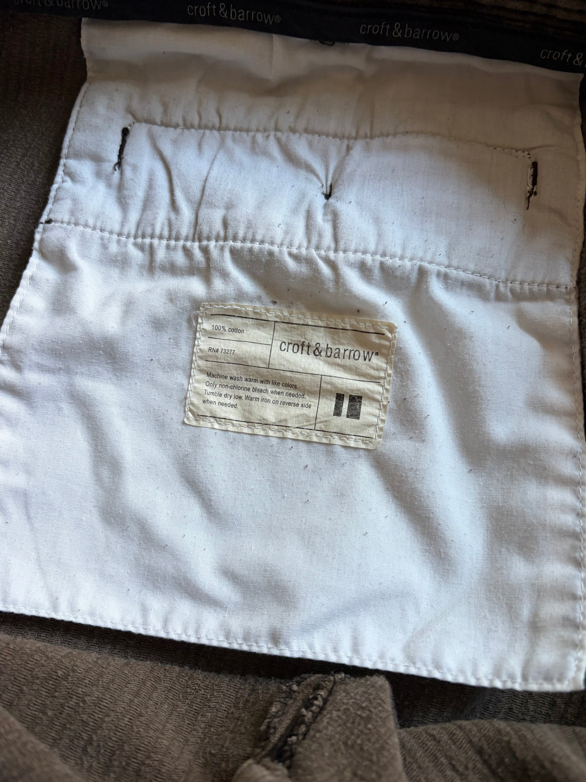 00's croft&barrow corduroy pants