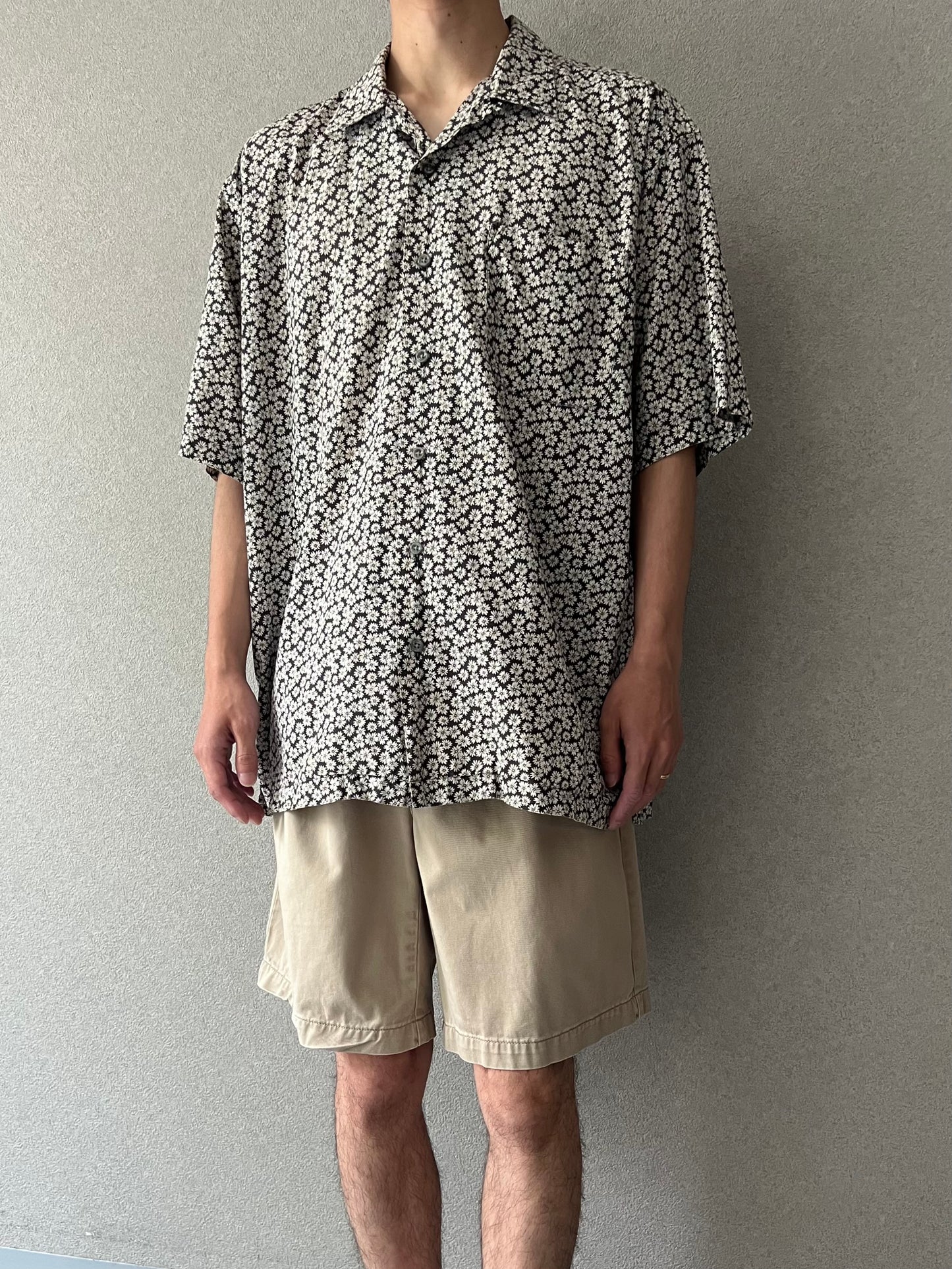 90's Polo Ralph Lauren open collar shirt "CLAYTON"
