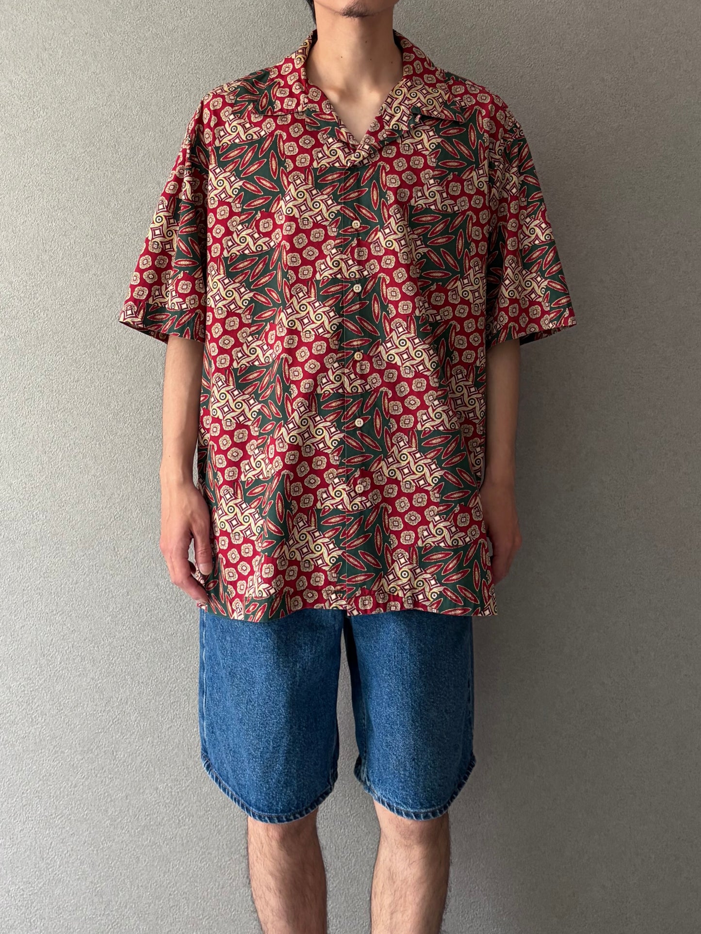 80's〜 Polo Ralph Lauren open collar shirt