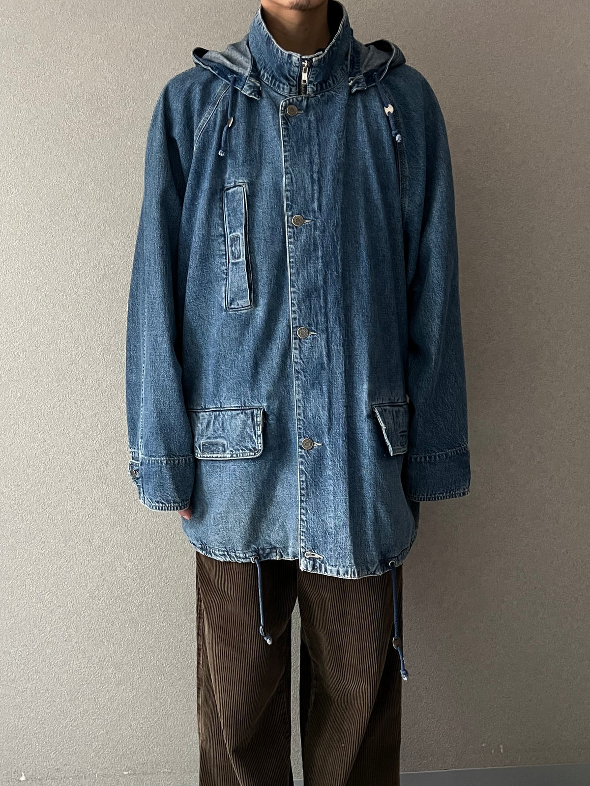 90's GAP denim hooded jacket